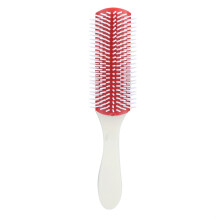 Natural Rubber Cushion Detangling And Defining Brush For Blow Drying And Styling, Anti Static Material Ergonomic Handle Tool For Wavy Curly Coily Hair