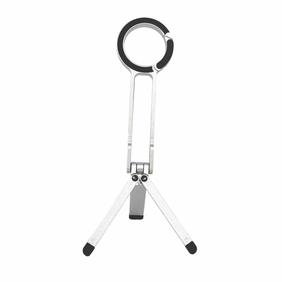 Ma38 Magnetic Phone Tripod Compatible With Iphone & Magsafe Â 5-In-1 Pocket Vlogging Tripod, 180 Rotation, Strong Magnet (Silvery) 9327961797864