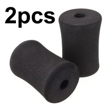 Ana 2PCS Foot Foam Pads Black Foam Rollers Replacement For Leg Extension For Weight Bench Home Bench And Gym Workout Machines 3-size