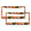Abstract Fluid Art License Plate Frame Aluminum 2 Pack 1
