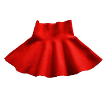 Toddler Girl Jacket 2t Kids Big Little Girls' High Waist Knitted Flared Pleated A Line Skirt Casual Solid Above Knee Skirt For Toddler Children