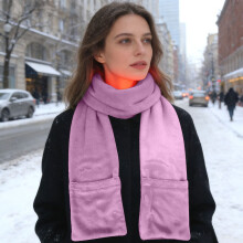 Heated Scarf For Women/Men,Electric Heating Neck Scarf With Rechargeable Battery Warm Arthritis In Winter, Temperatures Electric Scarves For Gift