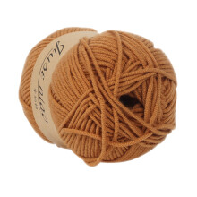 PRYESS Solid Medium Cotton Yarn, Cotton Wool for Hat Making, Fine Yarn for Scarf and Sweater, #P