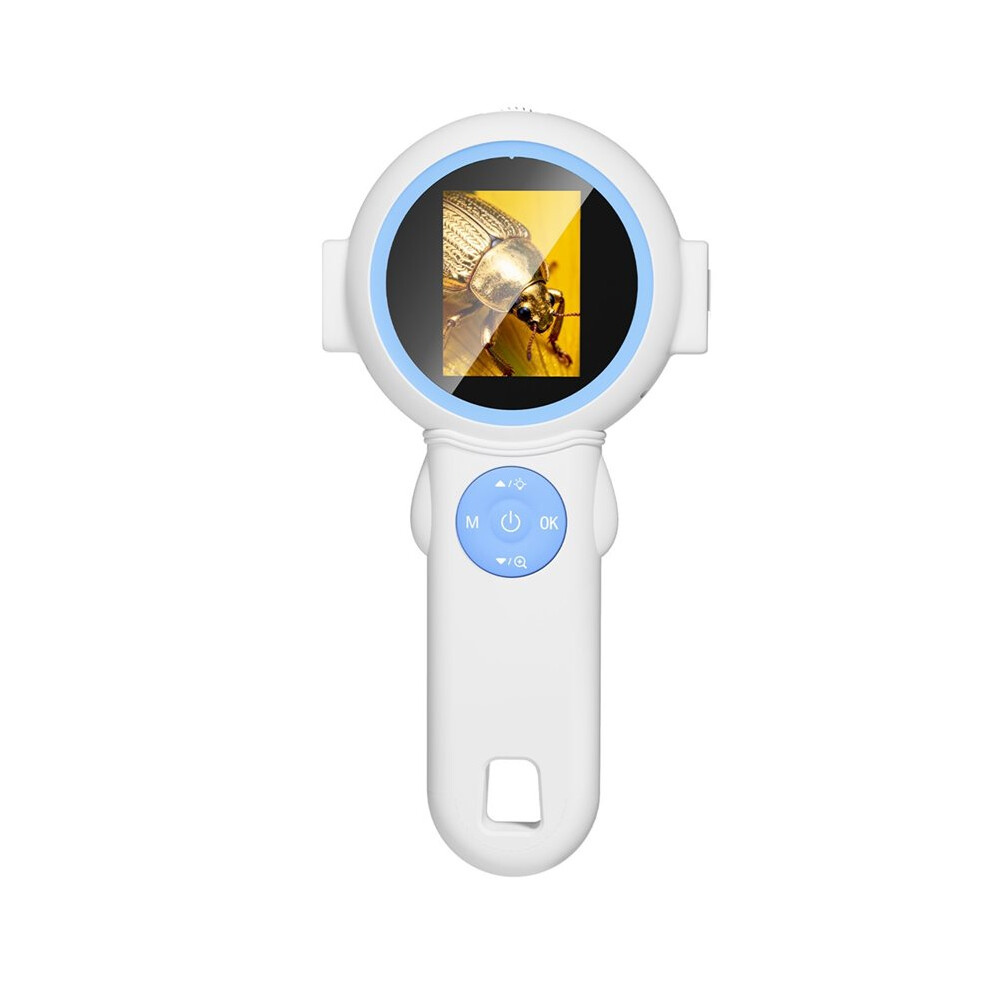 Tauoh Kids Microscope Portable Handheld Magnifying Digital Microscope For Children Educational Science Toys Christmas Gifts A