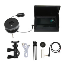 Adventure-Ready Camera Mount, Underwater Fishing Camera with5000mAh Rechargeable Battery, Customized Holder for Quick Installation, Rigid Plastic
