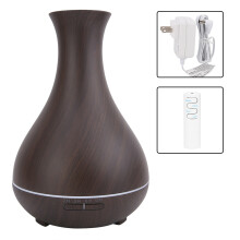 Diffusore di oli essenziali per aromaterapia, umidificatore a ultrasuoni con luce LED a 7 colori, dispositivo intelligente WiFi da 550 ml per un
