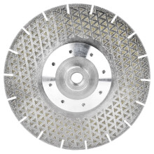 Disque diamanté pour la découpe de pierres naturelles, disque de meulage électroplaqué de 7 pouces avec noyau en acier dur de qualité