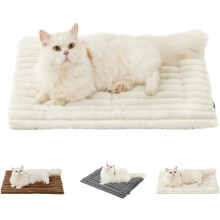 Self Warming Pet Bed for Cats and Dogs, Thermal Mat with Non-Slip Bottom That Reflects Body Heat, Machine Washable for Indoor Outdoor Use