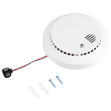 Smoke Detector With Voice Alerts, Heat Detector For Enhanced Protection Against Fires And Excessive Heat In Diverse Settings