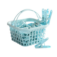 Lot de 30 pinces à linge robustes en plastique pour le lavage, le séchage, les loisirs créatifs et l'emballage alimentaire en extérieur –