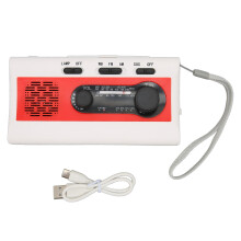 Sos Alarm, Waterproof Drop Proof Am Fm Radio, N O A A Weather Radio For Hiking Camping Outdoors, Ultra Bright Light Solar Charging, Hand Crank