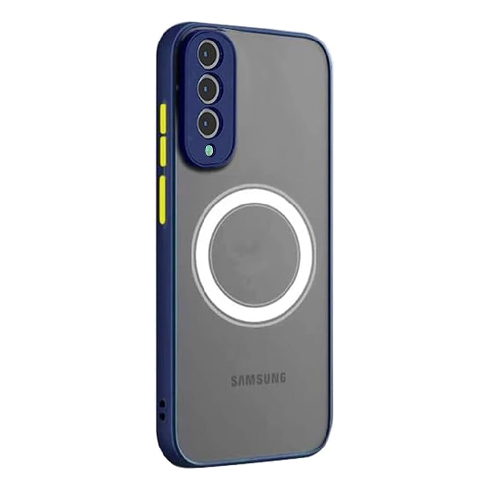 Magnetic Galaxy A50 Case, Compatible With Magsafe, Shockproof & Anti-Scratch Matte Clear Cover For Samsung A50/A50s/A30s (6.4") Â Blue 9193271152347