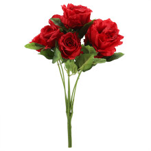 Fleksibel stilk, realistiske roser, kunstige silkeblomster, bryllupsdekoration til hjemmet, premium materiale, perfekt til blomsterarrangement,