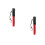 2Pièces Bâtons Lumineux ABS Multi Couleurs Crochet Pratique 10