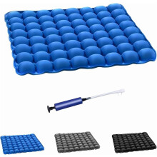 2025 Travel Cushion for Airplane Seats – Inflatable 3D Seat Cushion with Air Pump, Anti-Slip, Portable, Compatible with Various Seats (Black)