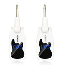 Wireless Microphone Pickup Instruments Microphone,Violin,Saxophone Microphone,U-Band Wireless Receiver Transmitter White