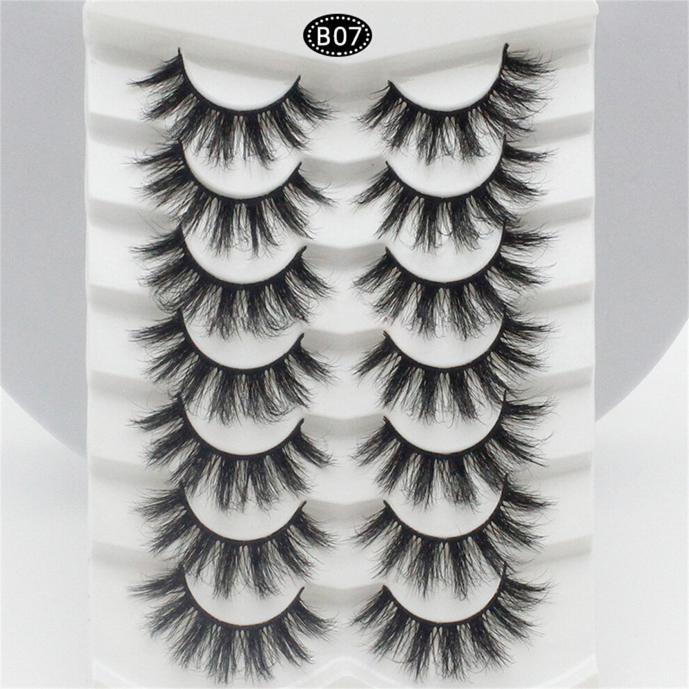 Eyelashes False Eyelashes Lashes 5 Pairs Soft Volume Eyelashes Packs for Dramatic