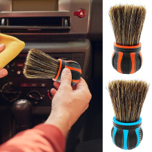 Car Detailing Brush 1PC 3.74x1.97in,Wheel Hub & Vent Cleaning Tool with Soft Bristles for Paint-Safe Scrubbing in Tight Spaces