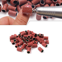 80/120/150/180/240Grit Nail Machine Nail Drill Bits Sanding Bands Set for Nail Drill File Acrylic Nails Gel Removing