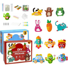 DIY Doll Sewing Kit for Kids Ages 8-12 – Beginner-Friendly Sew Fun Animals Kit (A+B Set), Compatible with Whateveri