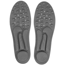 Prodyšné komfortní vložky, tlumící nárazy, ergonomicky tvarované pro úlevu od únavy a bolesti, šedé, ideální do běžné obuvi
