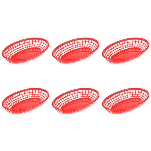 24Pièces Paniers Rouges , Accessoire Cuisine Stockage 1