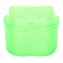 Dental Care Innovation, Humanized Design With Lift Out Drain Cup, Non-Toxic Easy Care Sturdy Material, Portable Denture Bath For Travel,