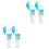 4Pcs Lightweight Sky-Blue Toddler Beverage Bottle Caps 2