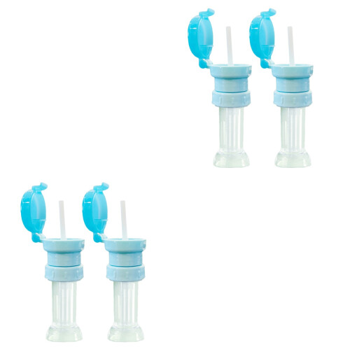 4Pcs Lightweight Sky-Blue Toddler Beverage Bottle Caps 1