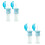 4Pcs Lightweight Sky-Blue Toddler Beverage Bottle Caps 5