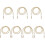 7Pcs Lightweight Pearl Bag Chain Replacement Strap for DIY Purse Decor 2