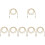 7Pcs Lightweight Pearl Bag Chain Replacement Strap for DIY Purse Decor 4