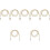 7Pcs Lightweight Pearl Bag Chain Replacement Strap for DIY Purse Decor 5