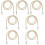 7Pcs Lightweight Pearl Bag Chain Replacement Strap for DIY Purse Decor 7