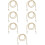 7Pcs Lightweight Pearl Bag Chain Replacement Strap for DIY Purse Decor 10