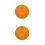 2Pièces Tapis Coton Orange Rond Pour Accessoire Bol Bouddhiste 6