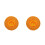 2Pièces Tapis Coton Orange Rond Pour Accessoire Bol Bouddhiste 7