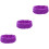 3Pièces Couvre-Oreilles Violet Élastique Confortable Hiver 4