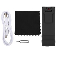 Wearable Camcorder with Memory Card, Portable Mini Body Worn Camera, Fast Data Transfer & Efficient Charging via High-Speed Type-C Interface, Suited