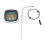 Waterproof Design Touch Screen Meat Thermometer, Oven Safe Stainless Steel Probe, LCD Display with Backlight, Timer Function for Cooking, Multiple 1