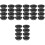32Pcs Durable Black Mini Tart Pans Removable Bottoms for Baking 4