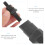 2Pièces Accessoire Rivet Écrou En Acier Noir Ergonomique Et Solide 6
