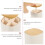 2Pcs Stylish Grey Floss Box with Bamboo Lid Toothpick Holder 7