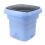 Foldable Design Portable Washer, Mini Washing Machine with Soft Drying Function, Compact Bucket Unit with Drain Basket and High Speed Motor, 4