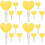 16Pièces Bâtons Lumineux Créatifs Pour Soirée Party 6