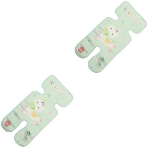 2Pièces Siège Poussette Bébé Ice Silk Pliable 2