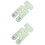 2Pièces Siège Poussette Bébé Ice Silk Pliable 5