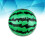 2Pièces Ballon Pastèque Gonflable Vert Pour Jeux D'extérieur Enfants 10