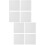 8Pièces Carreaux Feutrine Pour Tableau Memo Et 8