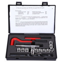 Wear Resistance Thread Repair Kit for Stripped Holes, M12x1High Performance Steel Wire Insert System with Precision Threading, Threaded Insert Tool